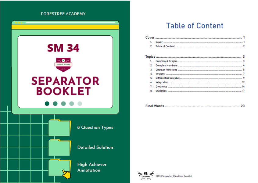 Forestree SM Separator Booklet